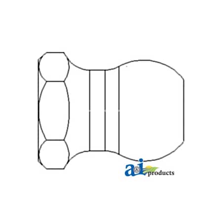 A & I Products Ball, Brake Operating Rod 3" x3" x5" A-368298R1